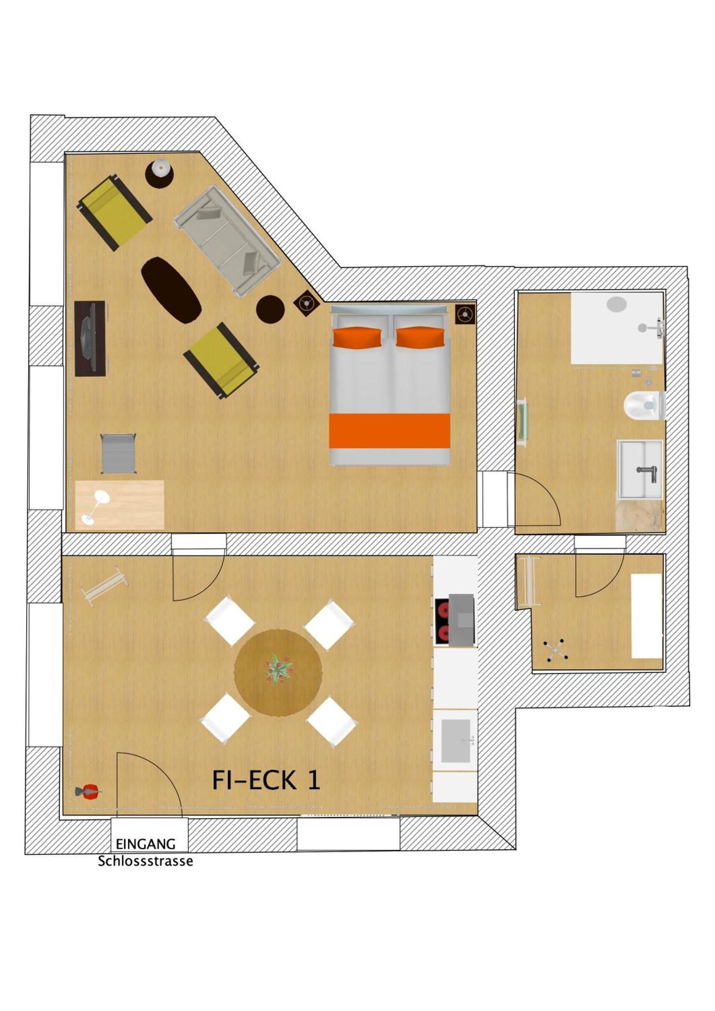 Fi-Eck Apartments Waldeck  Dış mekan fotoğraf